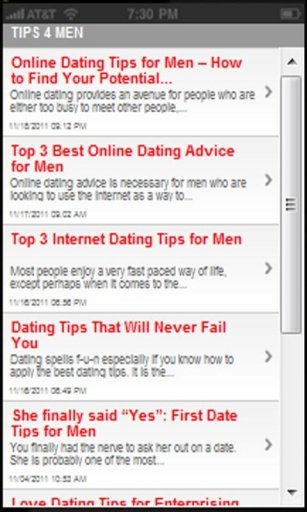 DATING TIPS AND ADVICE..截图2