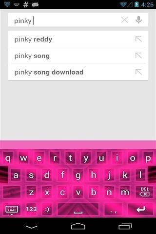 粉红色霓虹灯键盘截图2