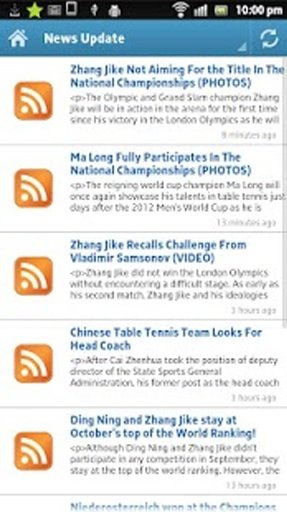 Table Tennis News 2U截图2