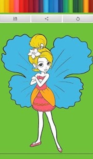 Fairies Coloring Book截图5