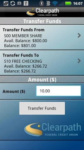 Clearpath FCU Mobile Banking截图4