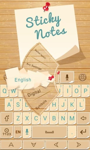 Sticky Notes GO Keyboard截图3