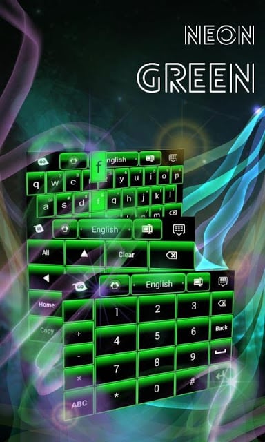 荧光绿键盘截图3