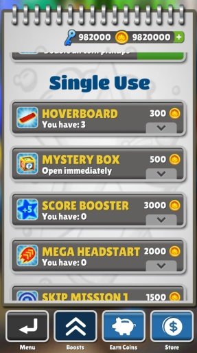 Cheat Codes For Subway Surfers Android