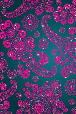 Damask Glitter Live Wallpaper截图1