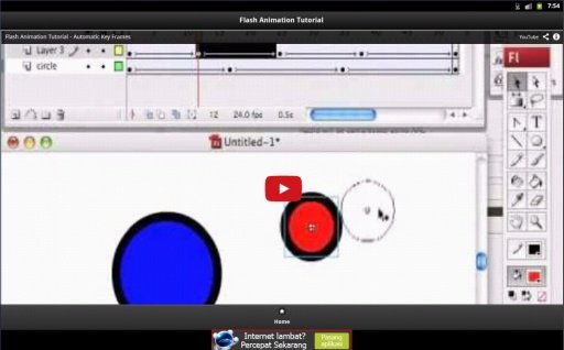 Flash Animation Tutorial Video截图5