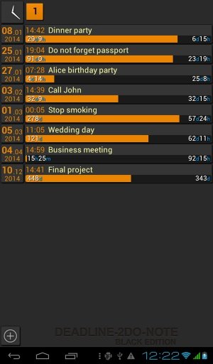 Deadline 2Do Note WIDGET截图3