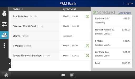 F&amp;M Bank - Mobile截图2