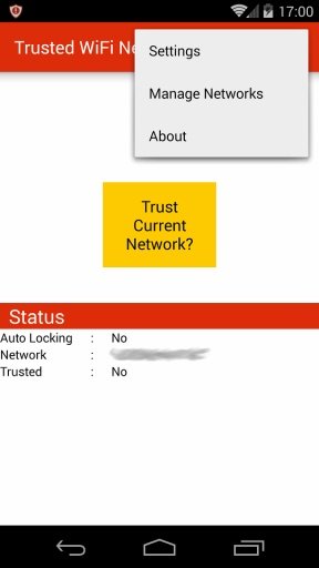 Trusted WiFi Networks截图1