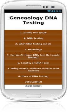 Geneaology DNA Testing截图