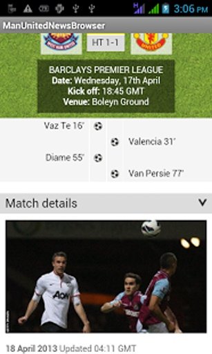 Man United News Browser截图3