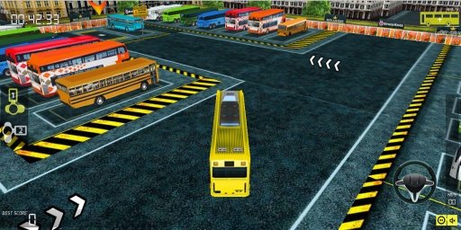 Bus Parking 3D - School Bus截图2