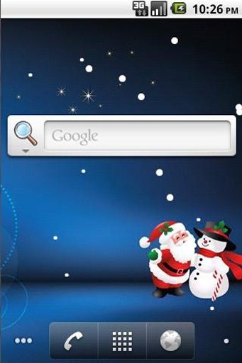 Xmas Santa Live Wallpaper Lite截图2