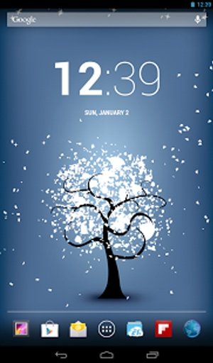 Snowing Tree Live Wallpaper截图8