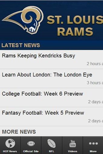 St. Louis Rams News Pro截图1