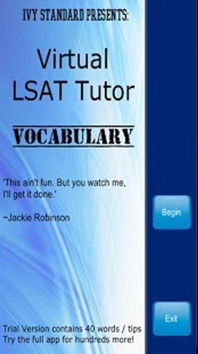 Virtual LSAT Tutor - Vocab截图5