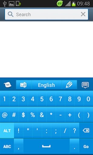 简单的蓝色键盘截图7