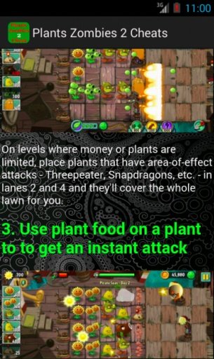 Cheats Guide Plants Zombies 2截图1