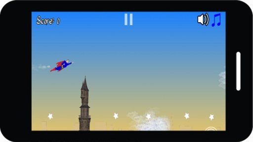 Superman fly city截图4