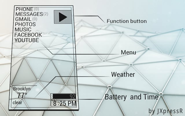 Soul Droid BLK UCCW Theme FREE截图5