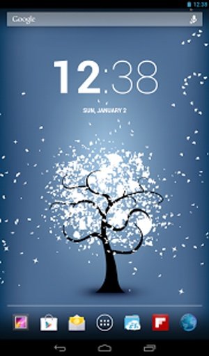 Snowing Tree Live Wallpaper截图2