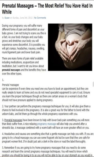 Pregnancy Massage Techniques截图1