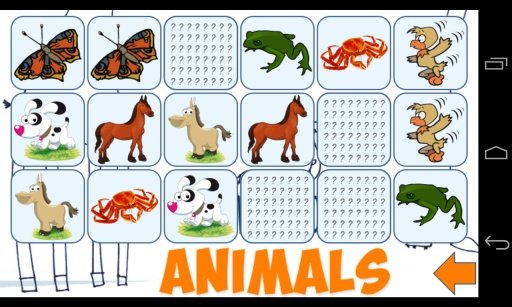 Memory Puzzle Game - Animals截图2