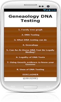 Geneaology DNA Testing截图