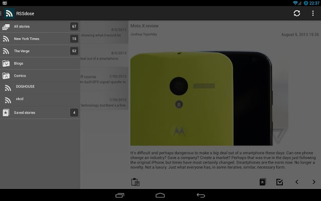 RSSdose Reader (RSS Reader)截图1