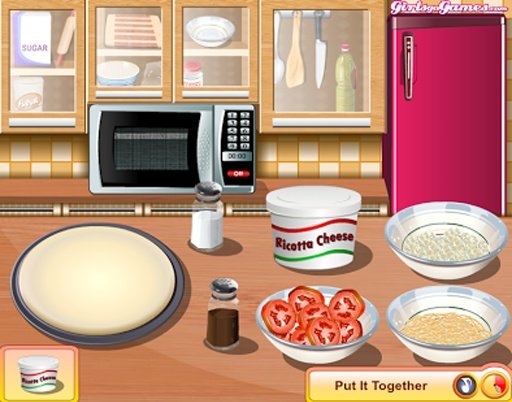 Sara's Cooking:Pizza Tricolore截图1