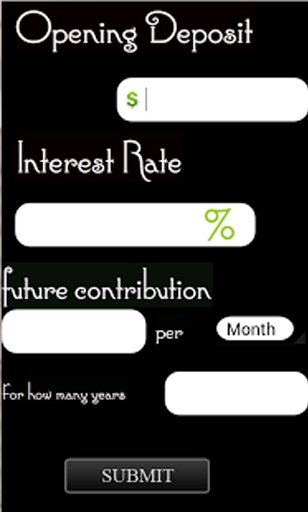 Savings Interest Calculator截图5