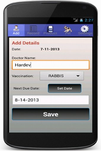 Pet Vaccination Card截图10