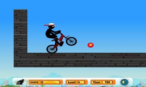 Stunt Dirt Bike -Stickman Rush截图7