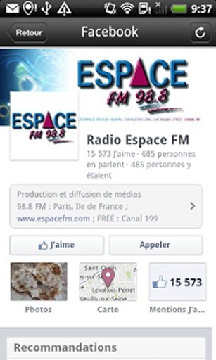 ESPACE FM 98.8截图3