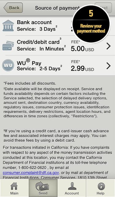 Western Union Money Transfer截图1