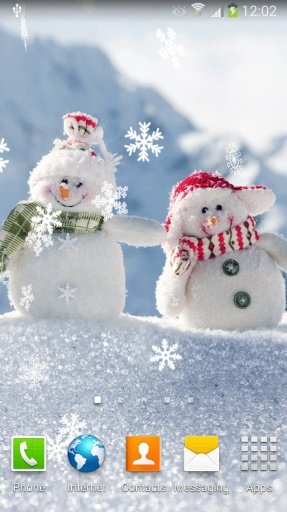 Snowman Live Wallpaper截图5