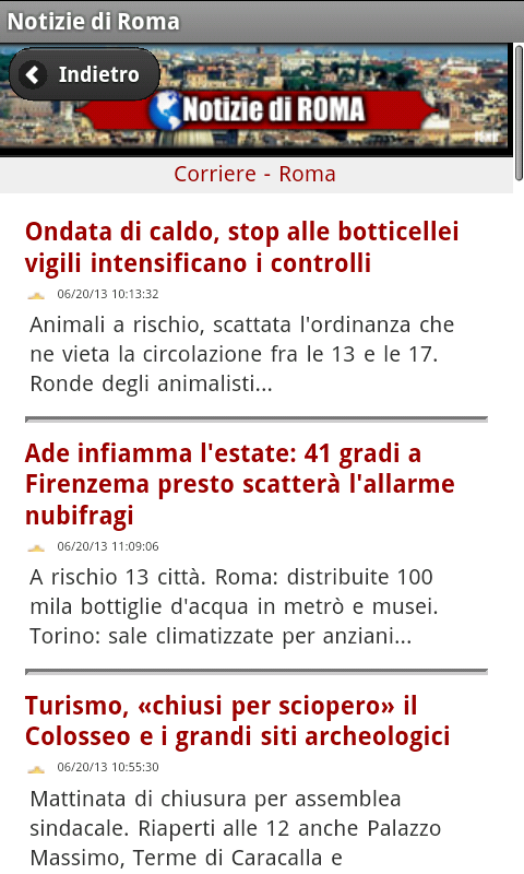 Notizie di Roma截图5