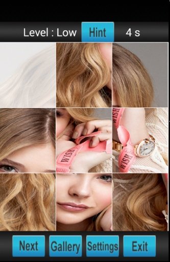 Grace Chloe Moretz Puzzle Game截图10