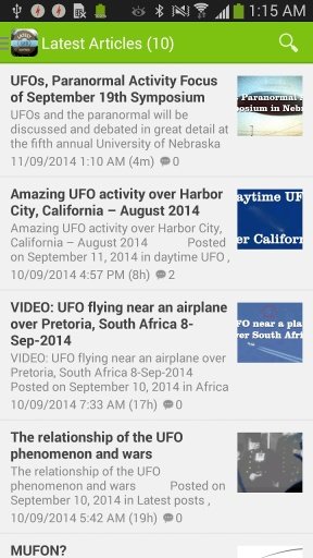 Latest UFO Sightings 2.0截图5