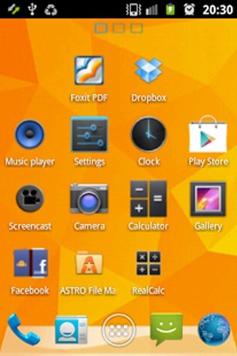 Jelly Bean Theme Go Launcher截图1