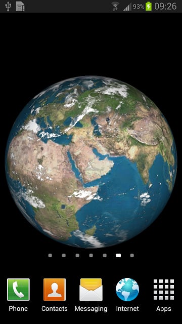 Earth Live Wallpaper 3d截图5