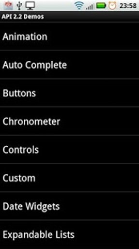 Android 2.2 API Demos截图4