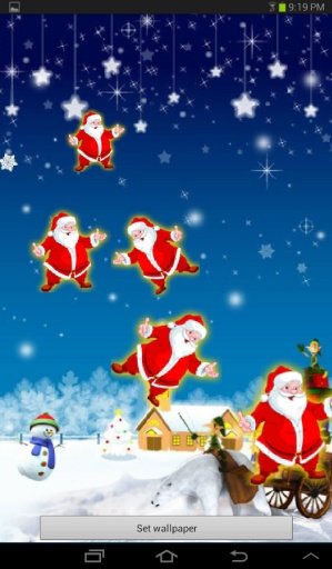 Dancing Santa Wallpaper截图2