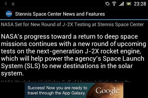 NASA NEWS reader (RSS widget)截图2