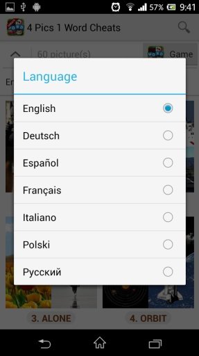 4 Pics 1 Word - Cheats Answers截图4