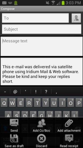 Iridium Mail &amp; Web截图5