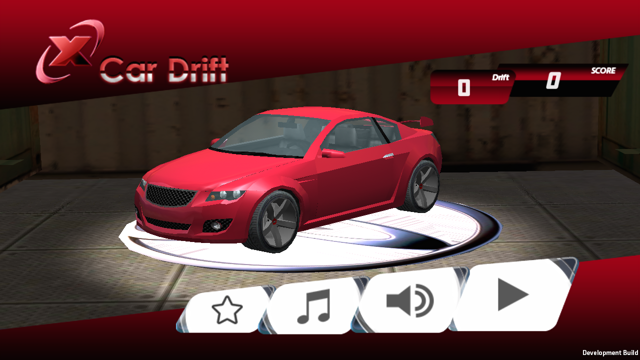 X Car Drift Red Racer截图2