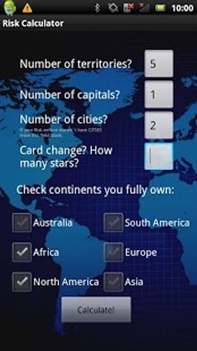 Risk Calculator截图2