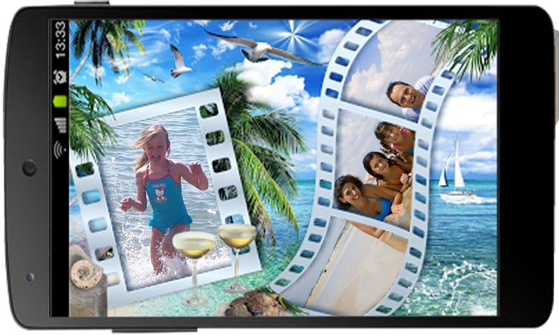 Summer Beach Photo Frame截图1