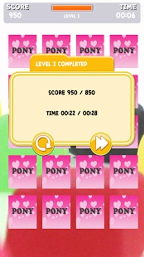 Little Pony Game Memory截图4